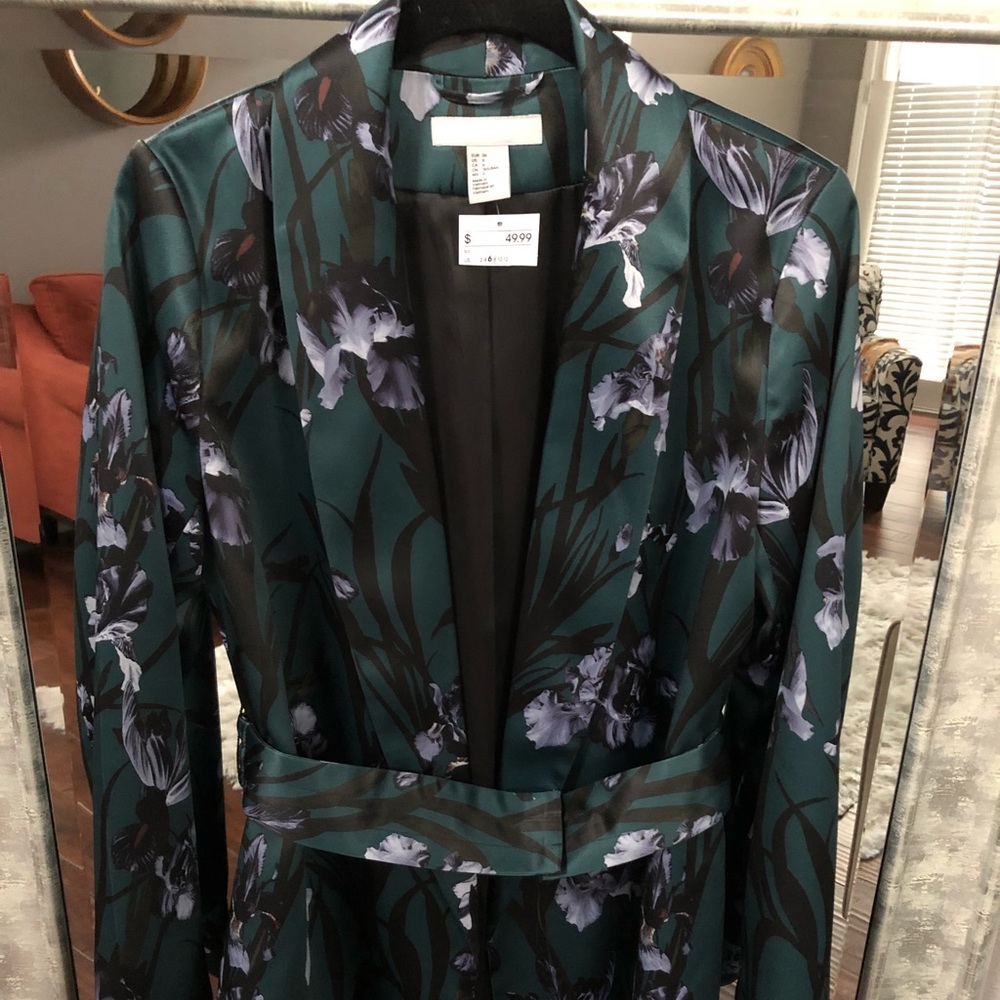 H&M Floral Blazer 6